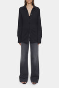 Camisa Entallada - Black - Mujer