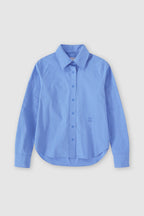 Chemise À Coupe Droite - Chambray Blue - Femme