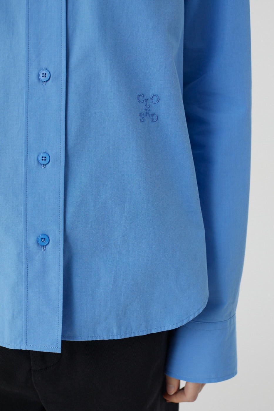 Chemise À Coupe Droite - Chambray Blue - Femme