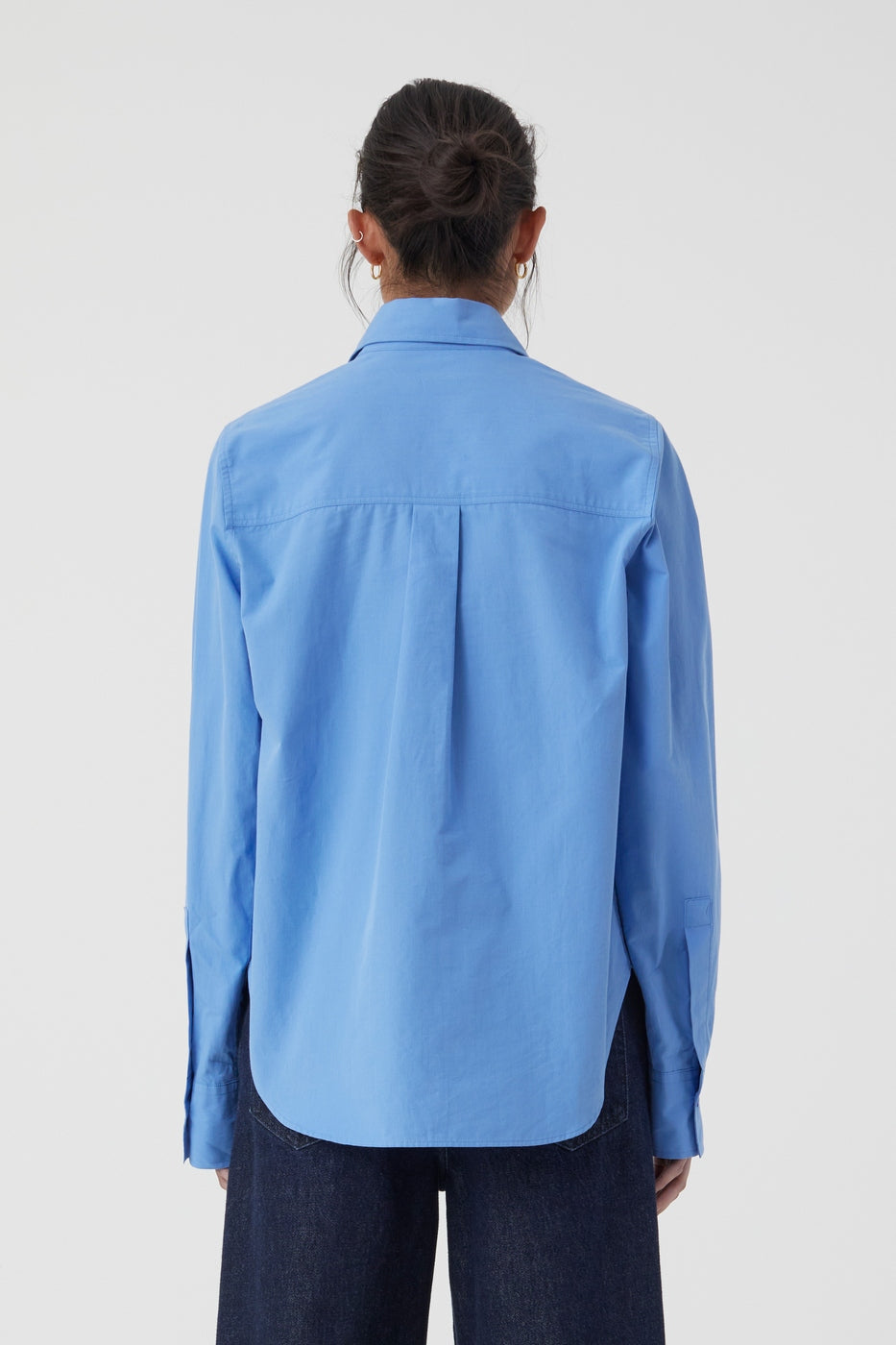 Chemise À Coupe Droite - Chambray Blue - Femme