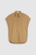 Short-Sleeved Shirt - Nutmeg - Women