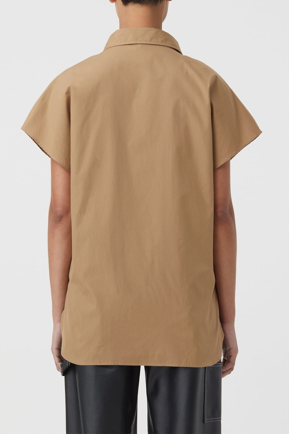 Short-Sleeved Shirt - Nutmeg - Women