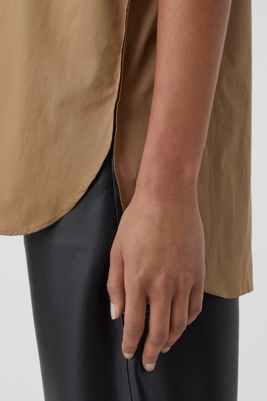 Short-Sleeved Shirt - Nutmeg - Women