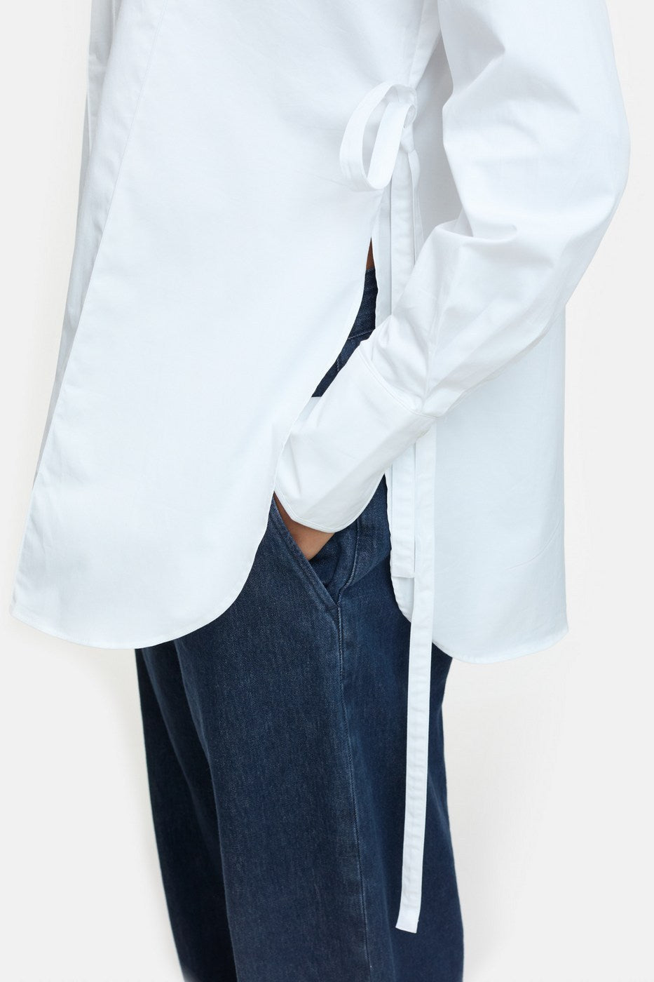Camisa Larga - White - Mujer