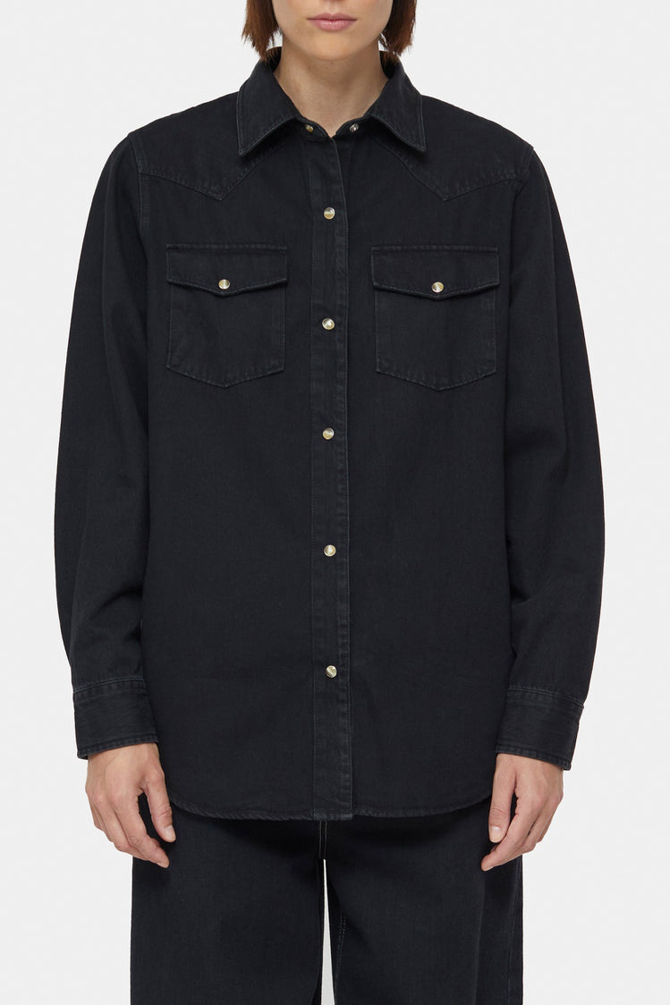 Chemise Western - Black/Black - Femme