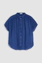 Camisa con Cierre - Indigo Blue - Mujer