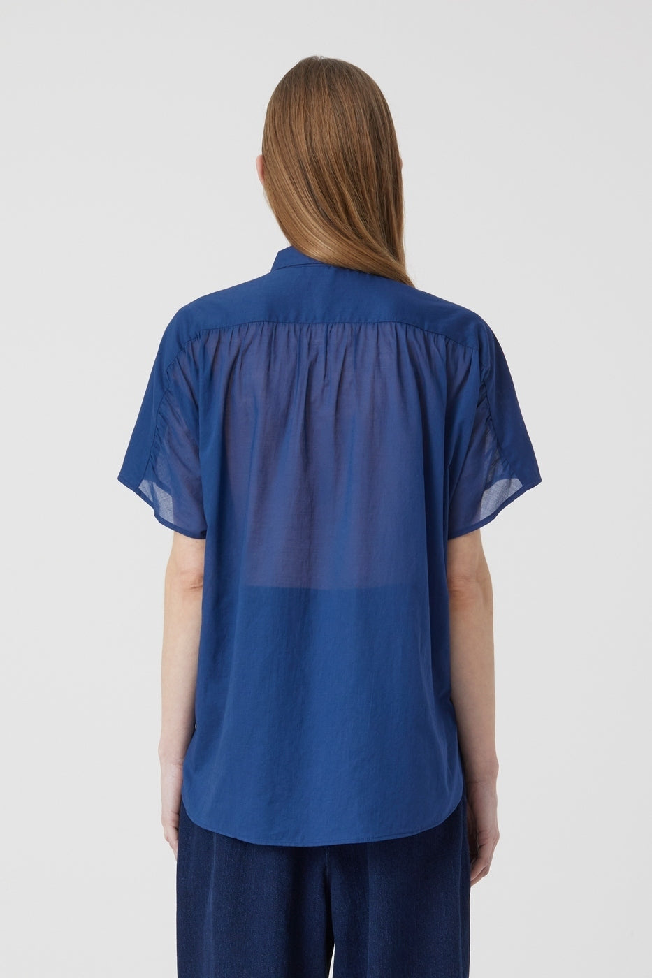 Camisa con Cierre - Indigo Blue - Mujer