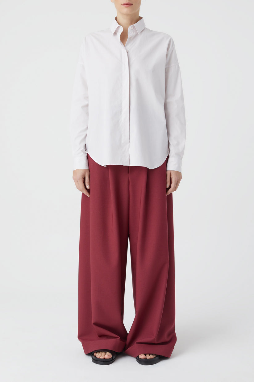 Camisa Con Hombros Caídos - Morning Rose - Mujer