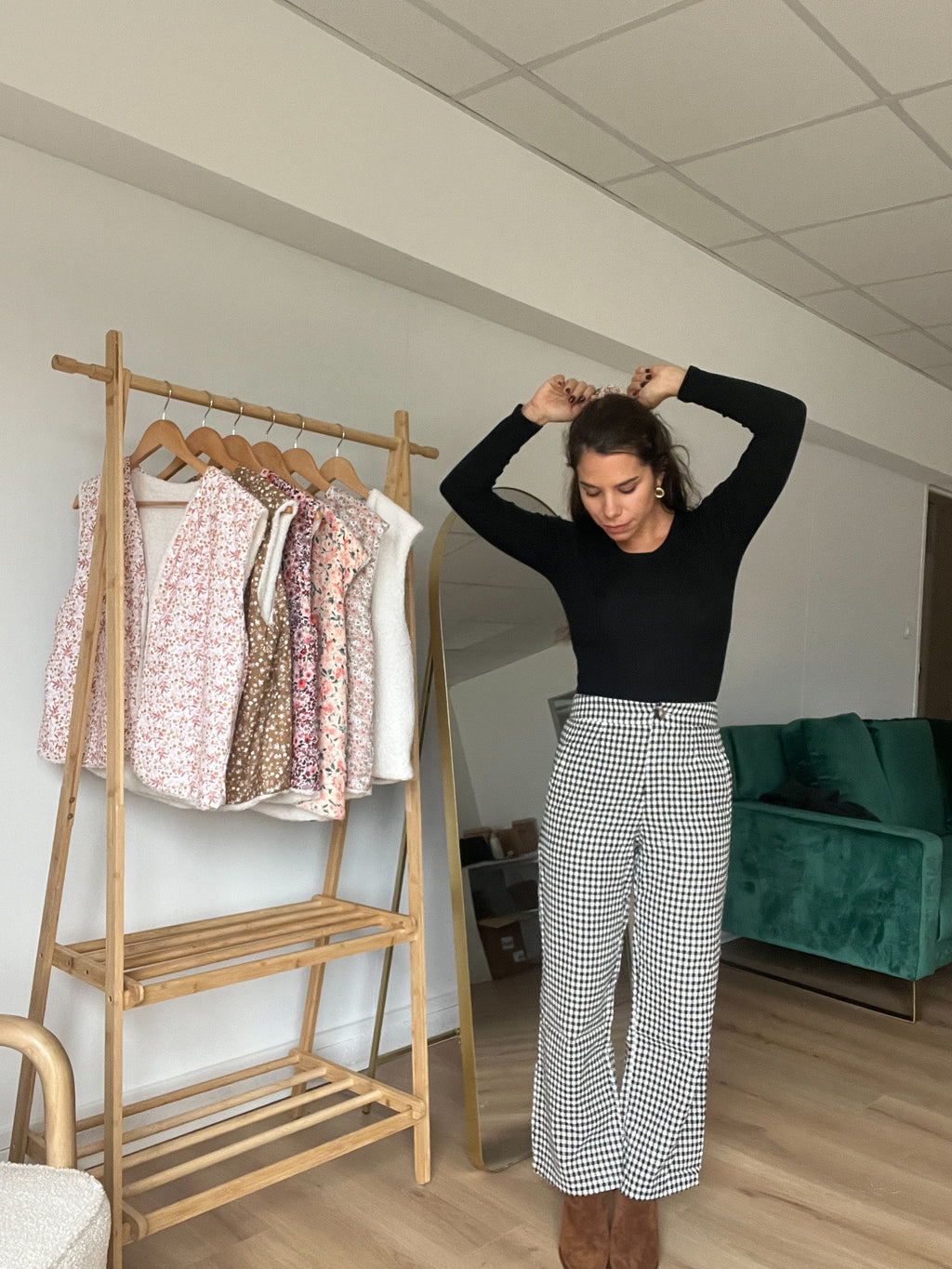 Colette Gingham Trousers