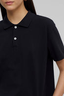 Polo - Negro - Mujer
