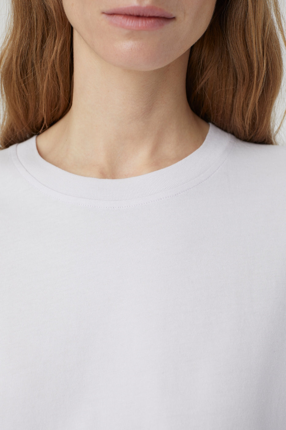 Cuello Redondo de Manga Corta - Rosa Mañana - Mujer