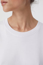 Cuello Redondo de Manga Corta - Rosa Mañana - Mujer