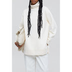 Turtleneck Sweat T-Shirt - Vanilla Sherbet - Women