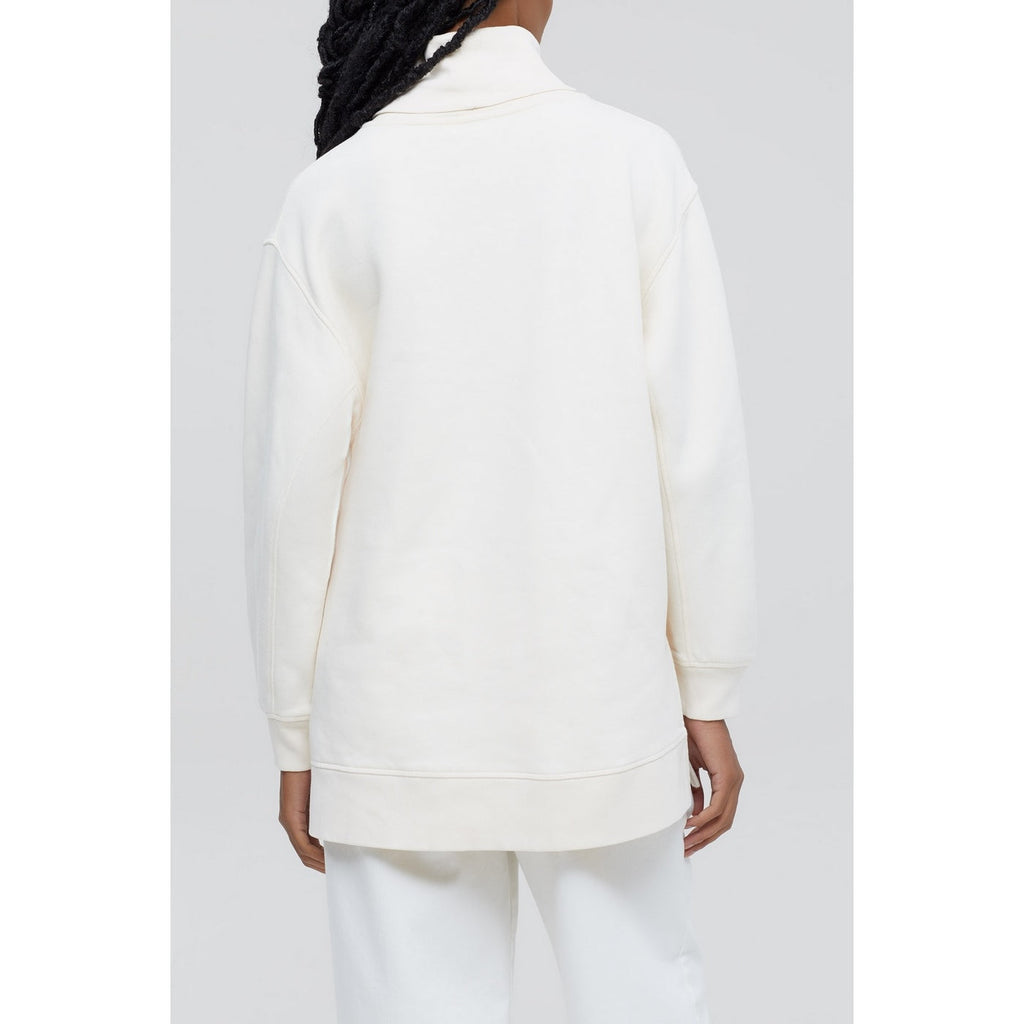 Turtleneck Sweat T-Shirt - Vanilla Sherbet - Women