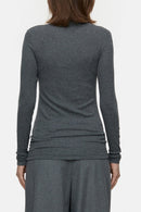Turtle Neck - Dark Grey Melange - Femme