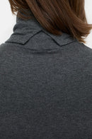 Turtle Neck - Dark Grey Melange - Femme