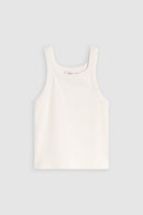 T-Shirts Cropped Tank Top - Charcoal - Femme