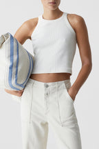 Camisetas Cropped Tank Top - Carbón - Mujer