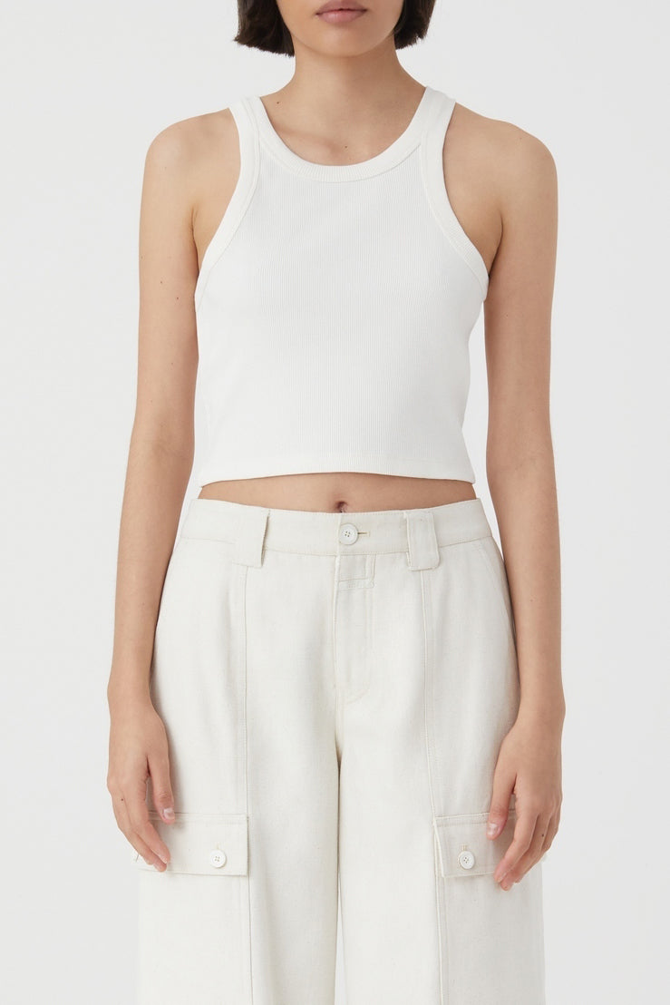 Camisetas Cropped Tank Top - Carbón - Mujer