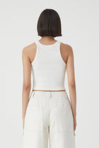 Camisetas Cropped Tank Top - Carbón - Mujer