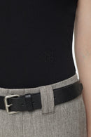 Racer Top - Black - Femme