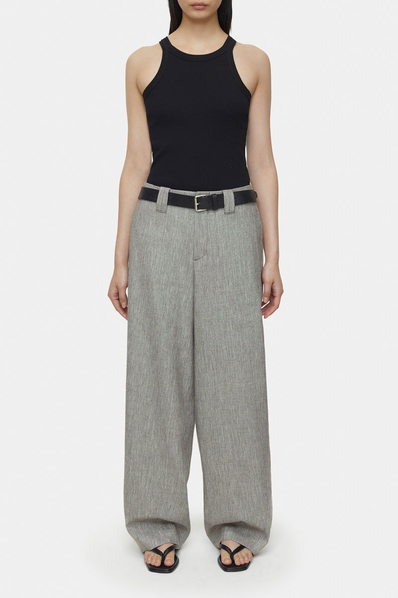 Racer Top - Black - Femme