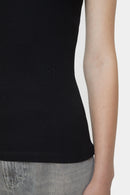 Racer Top - Black - Femme