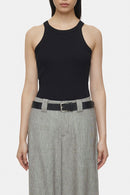 Racer Top - Black - Femme