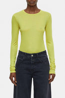 Crewneck Longsleeve - Primary Yellow - Femme