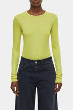 Crewneck Longsleeve - Primary Yellow - Mujer