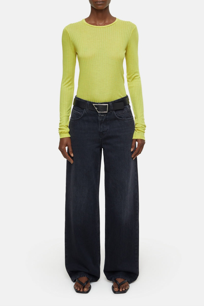Crewneck Longsleeve - Primary Yellow - Mujer