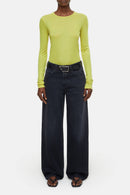 Crewneck Longsleeve - Primary Yellow - Femme