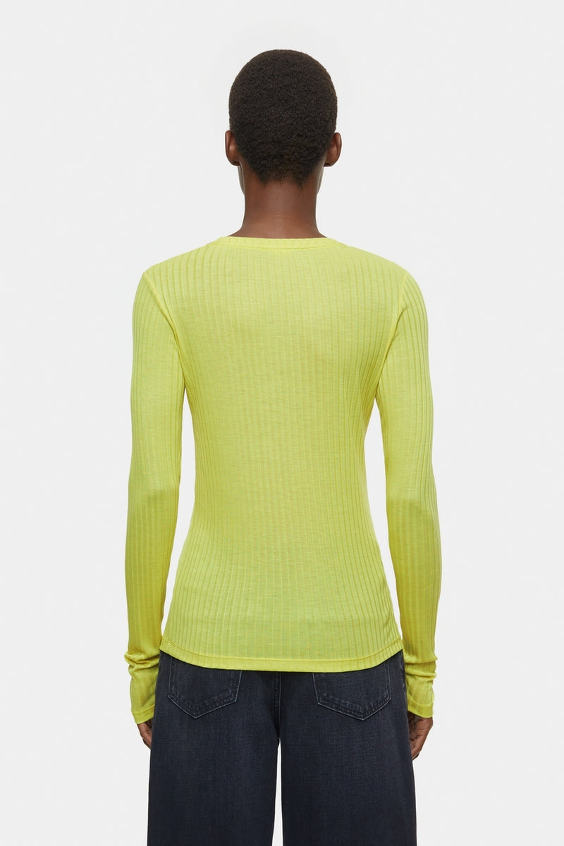 Crewneck Longsleeve - Primary Yellow - Femme