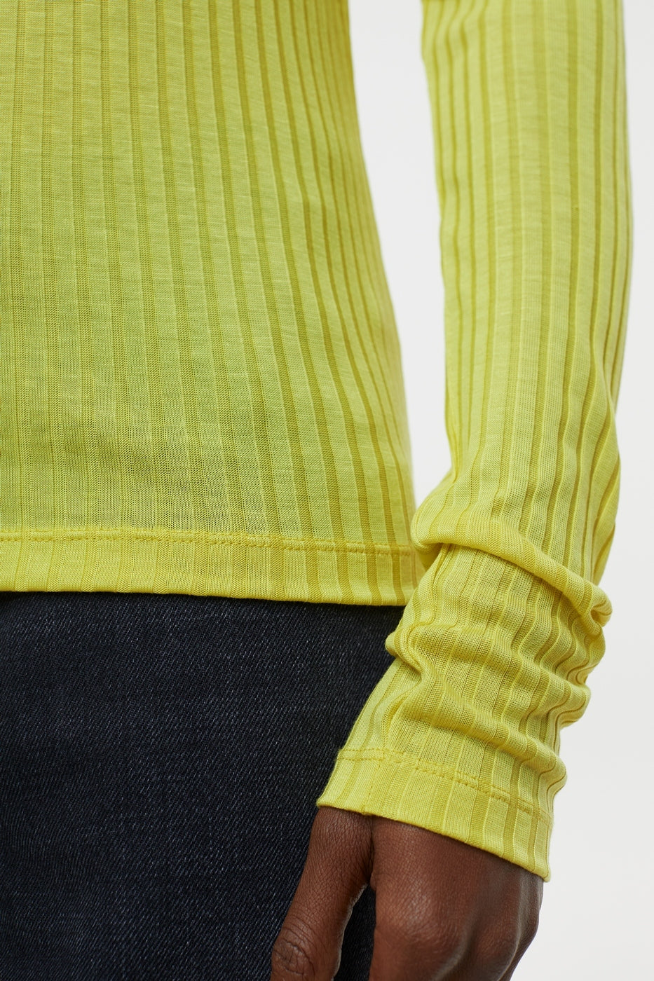 Crewneck Longsleeve - Primary Yellow - Mujer