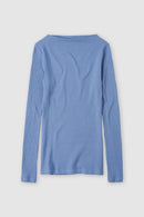 Straight Neck Longsleeve - Blue Horizon - Femme