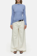 Straight Neck Longsleeve - Blue Horizon - Mujer