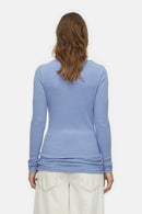 Straight Neck Longsleeve - Blue Horizon - Femme