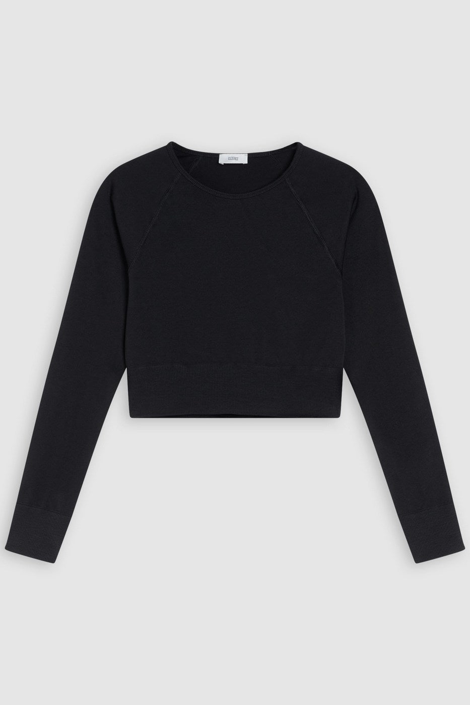 T-Shirts Cropped Raglan Longsleeve - Ivory - Femme