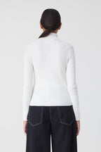 Turtle Neck Long Sleeve - Ivory - Mujer