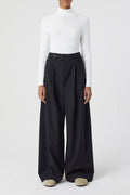 Turtle Neck Long Sleeve - Ivory - Mujer