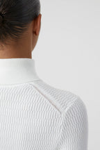 Turtle Neck Long Sleeve - Ivory - Mujer