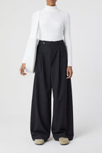 Turtle Neck Long Sleeve - Ivory - Mujer