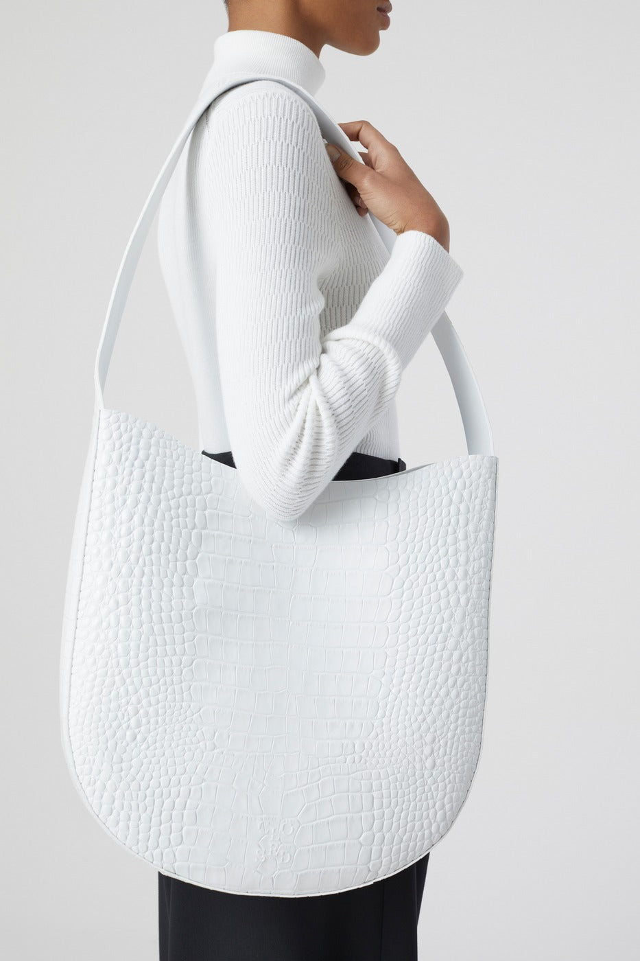 Turtle Neck Long Sleeve - Ivory - Mujer