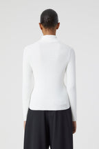 Turtle Neck Long Sleeve - Ivory - Mujer