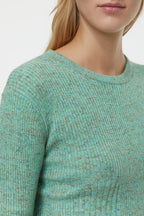 Long Sleeve Crew Neck - Green Kick - Women