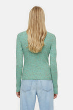 Long Sleeve Crew Neck - Green Kick - Women