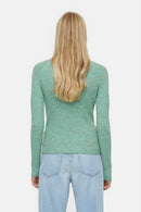 Long Sleeve Crew Neck - Green Kick - Femme