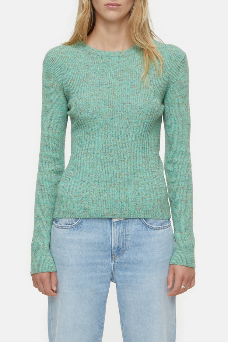 Long Sleeve Crew Neck - Green Kick - Women