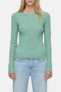 Long Sleeve Crew Neck - Green Kick - Women