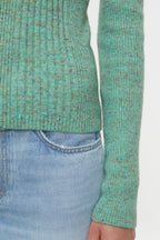 Long Sleeve Crew Neck - Green Kick - Women